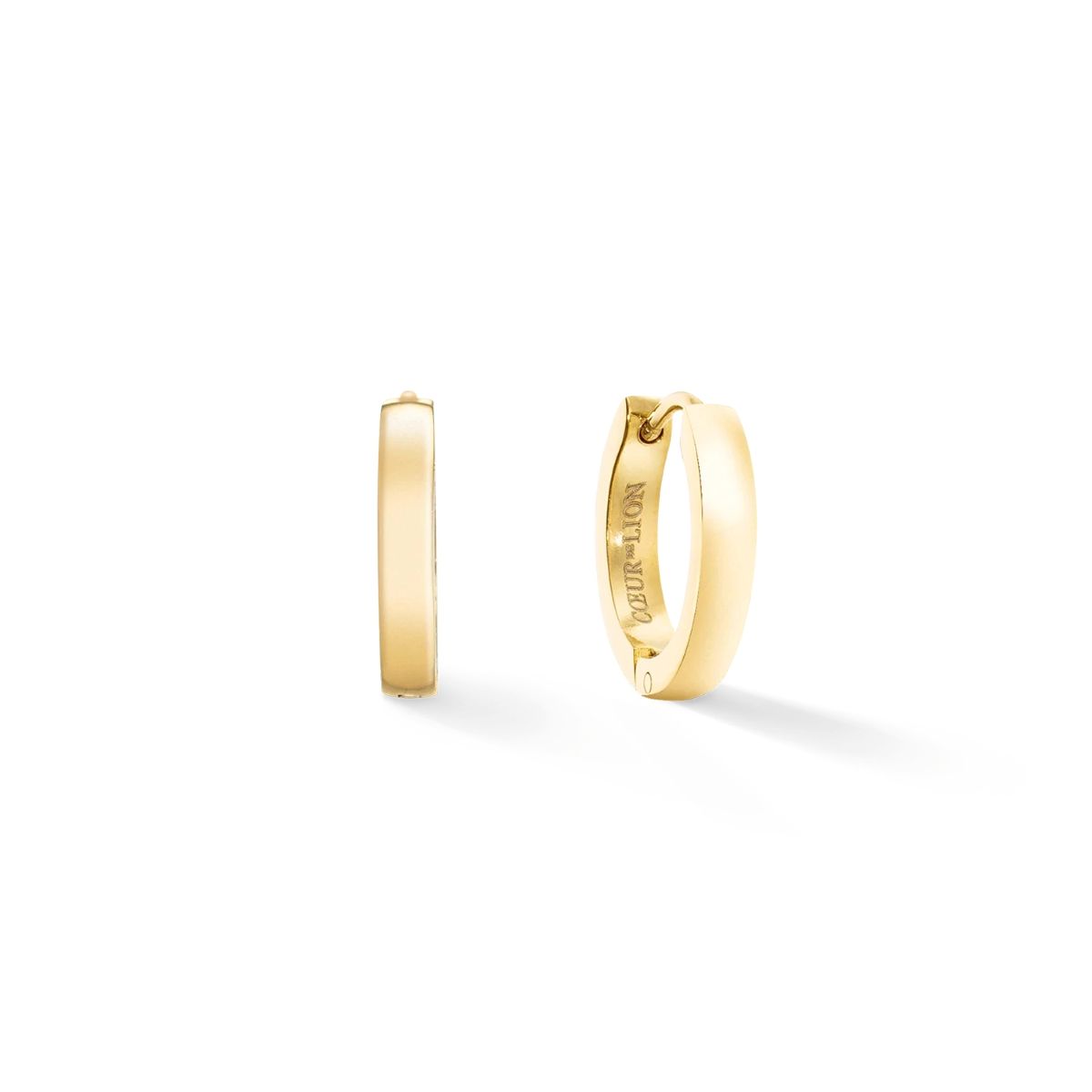 Coeur De Lion Creole Classic Hoop Earrings - Gold - 0137211600