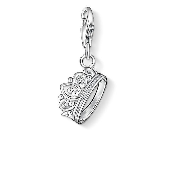 Thomas Sabo Charm Pendant, Silver Crown 1011-001-12