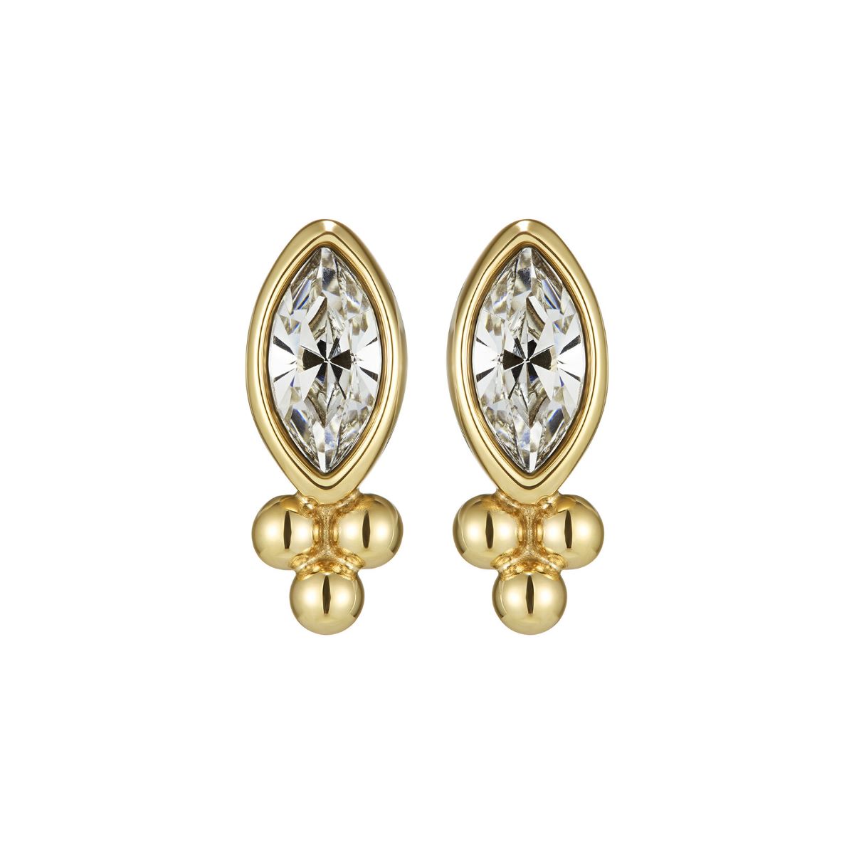 Olivia Burton Classic Dainty Gold Plated Stud Earrings - 24100286