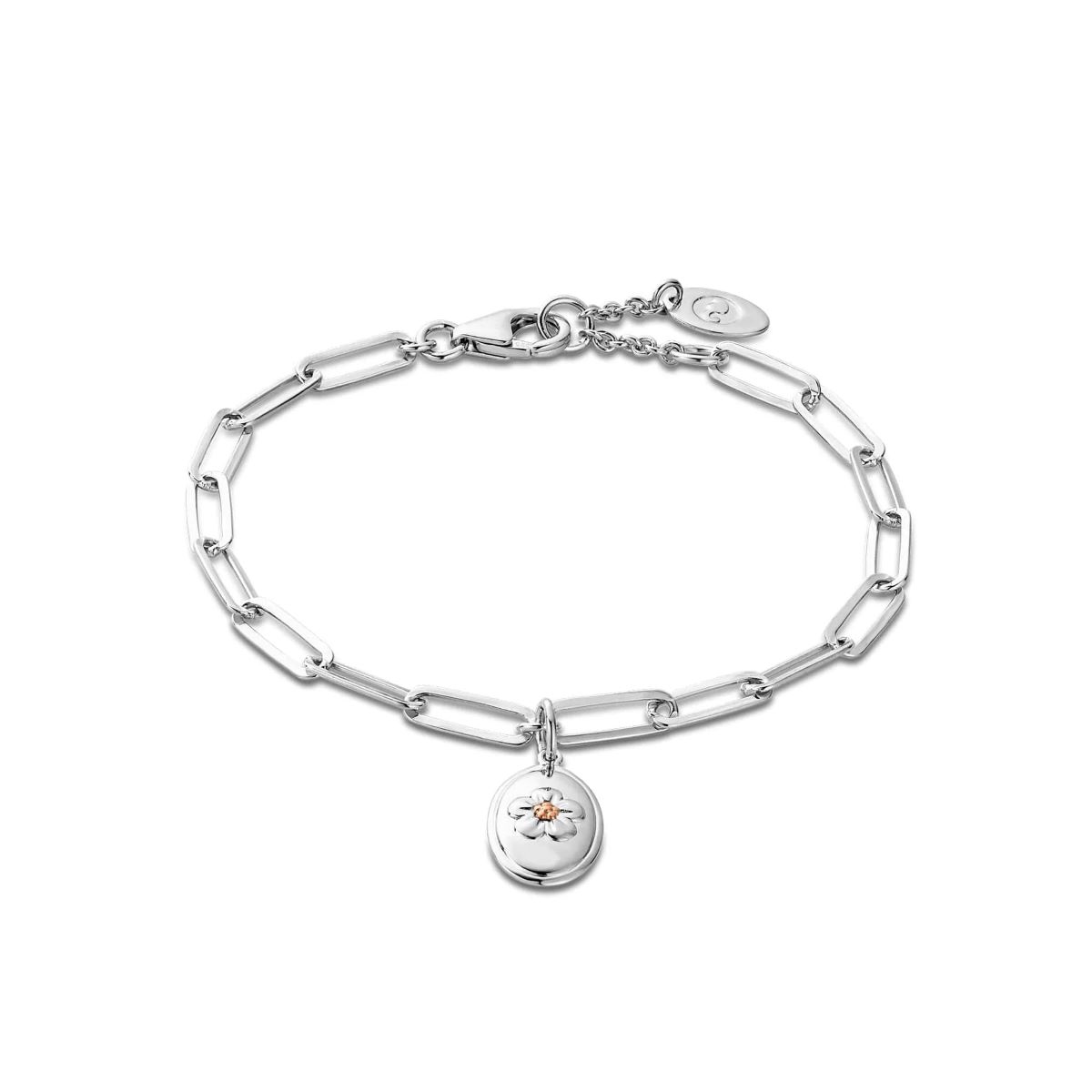 Clogau Forget Me Not Silver Bracelet - 3SFMN0747