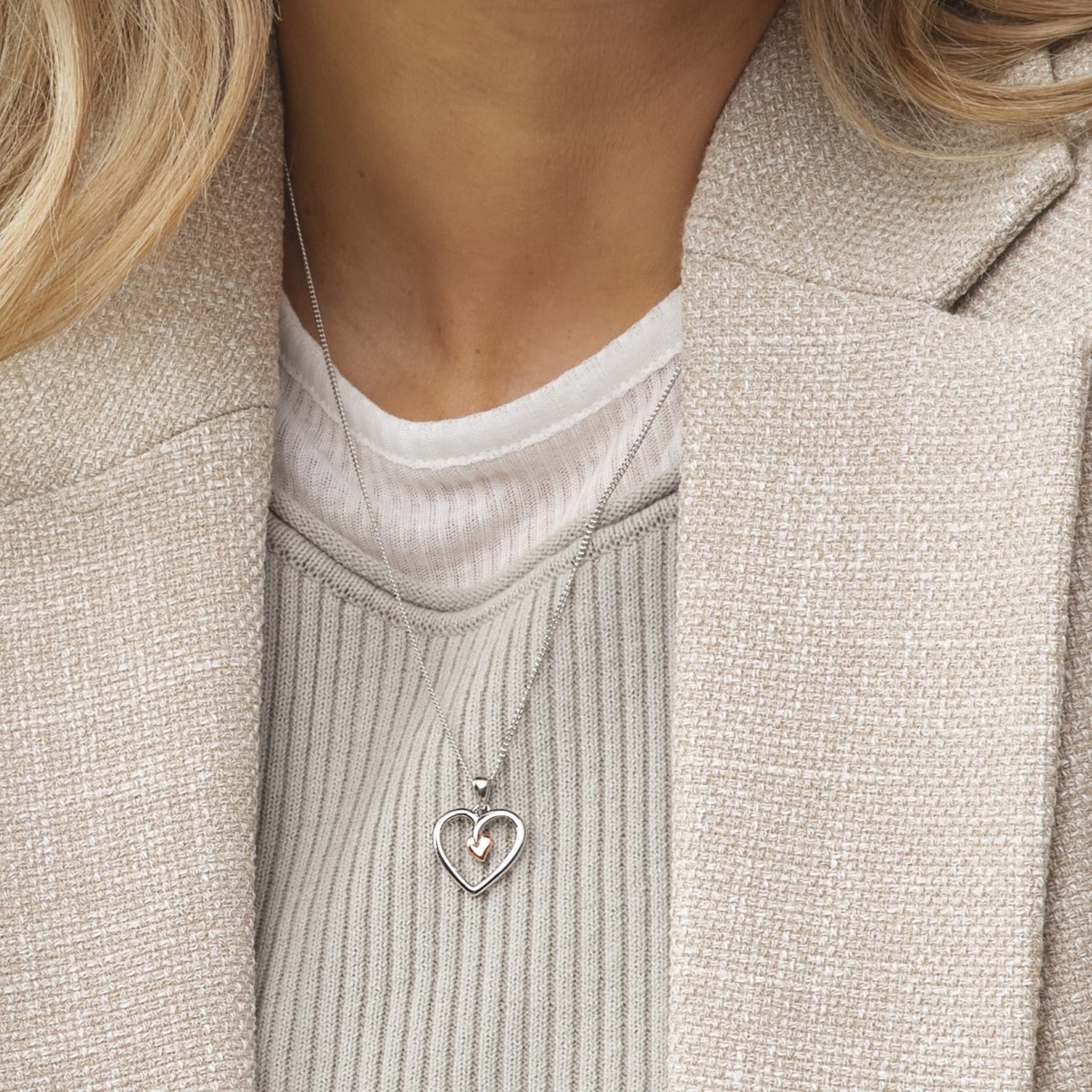 Clogau Tree Of Life Heart Pendant 3STLHP7