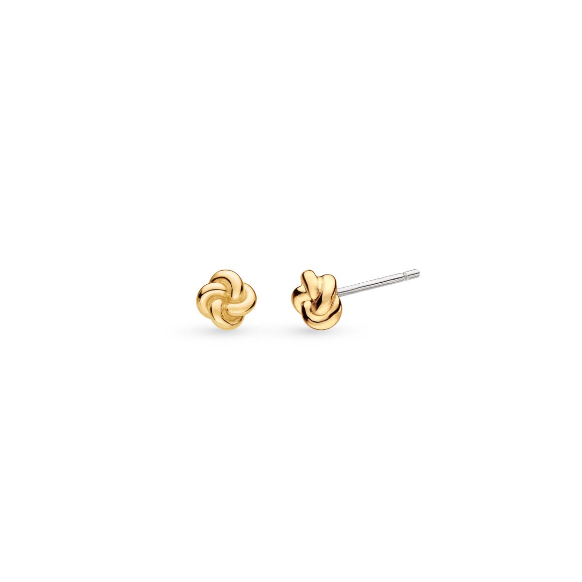 Kit Heath Marina Tide Knot Golden Stud Earrings - 41060GRP
