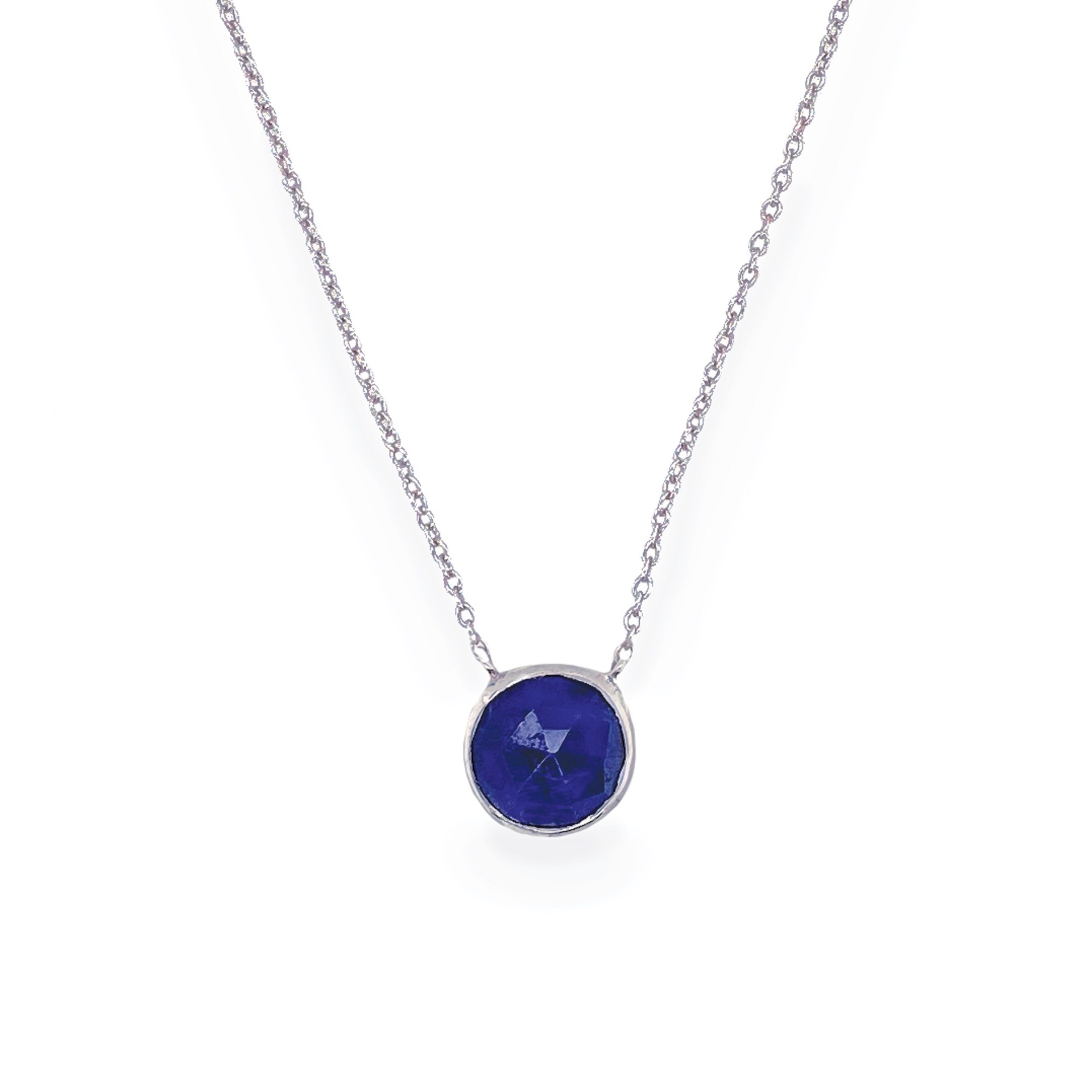 Sarah Alexander Midnight Kiss Cloudy Blue Kyanite Necklace