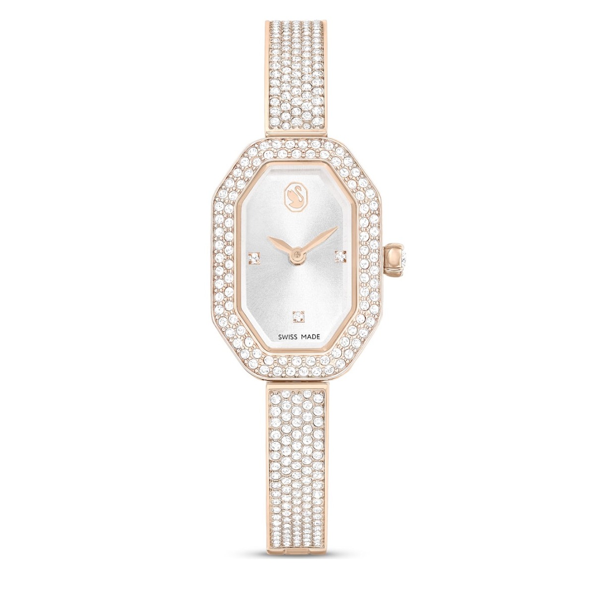 Swarovski Dextera Bangle Watch Metal Bracelet - Gold Tone Champagne Finish 5672987