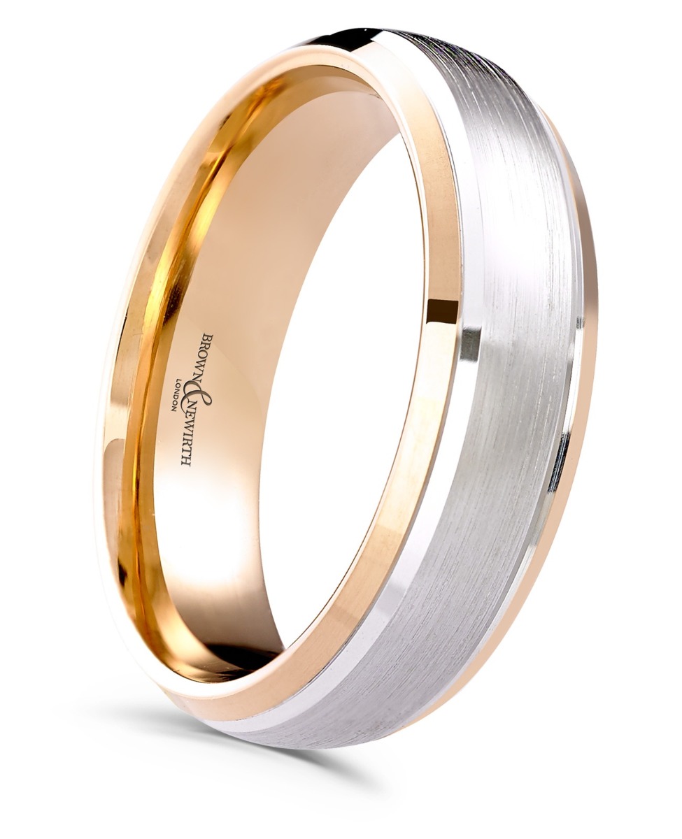 Brown & Newirth 'Blend' Wedding Band, For Him