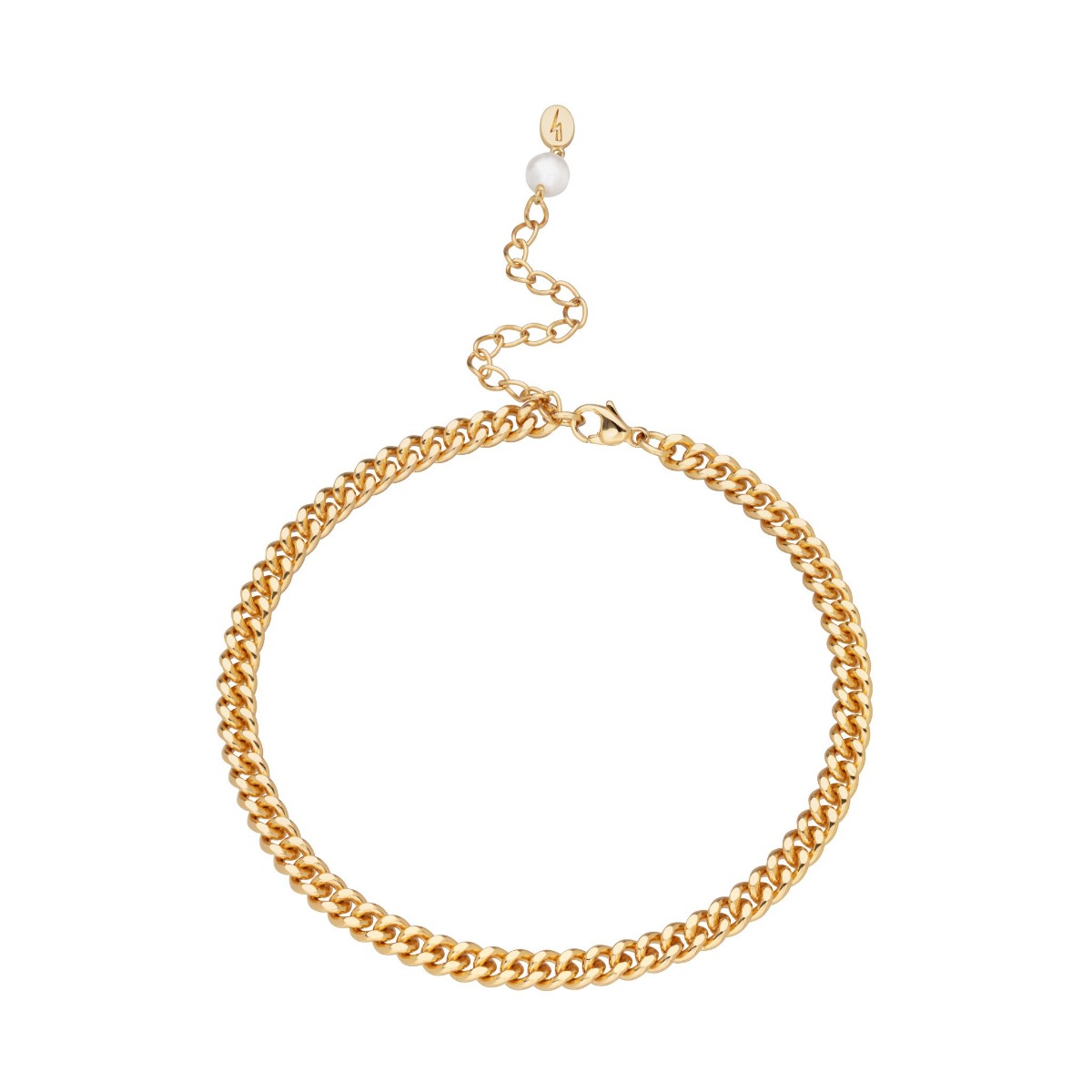 Scream Pretty Hannah Martin Curb Chain Anklet - Gold SPG-347