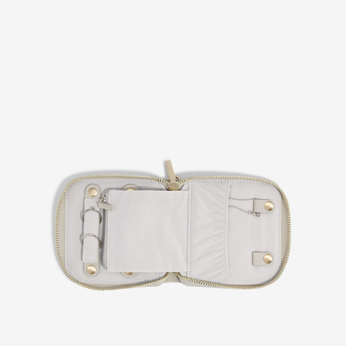 Stackers Oatmeal Compact Jewellery Roll - 75624