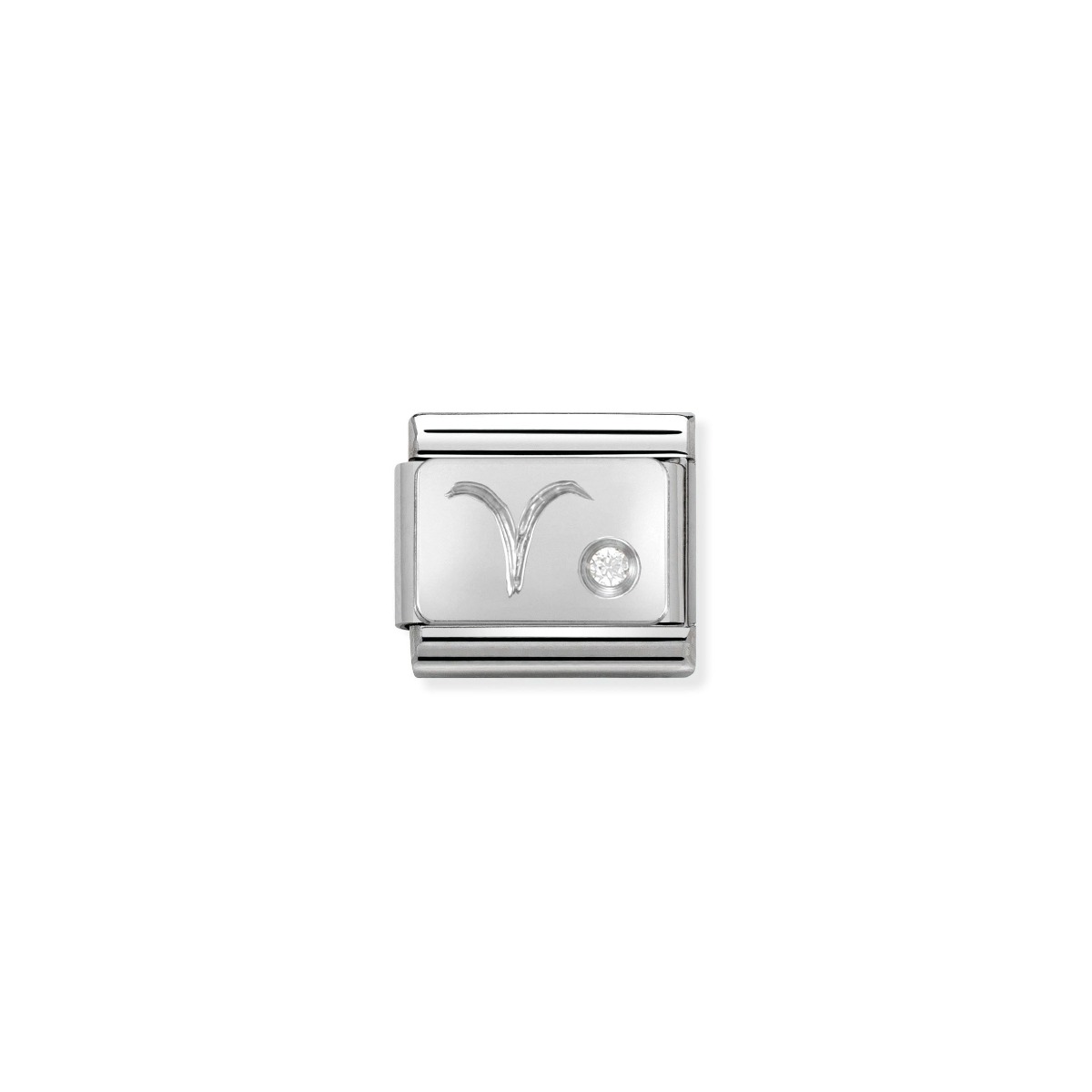 Nomination Silver and Zirconia Classic Aries Charm - 330302/01