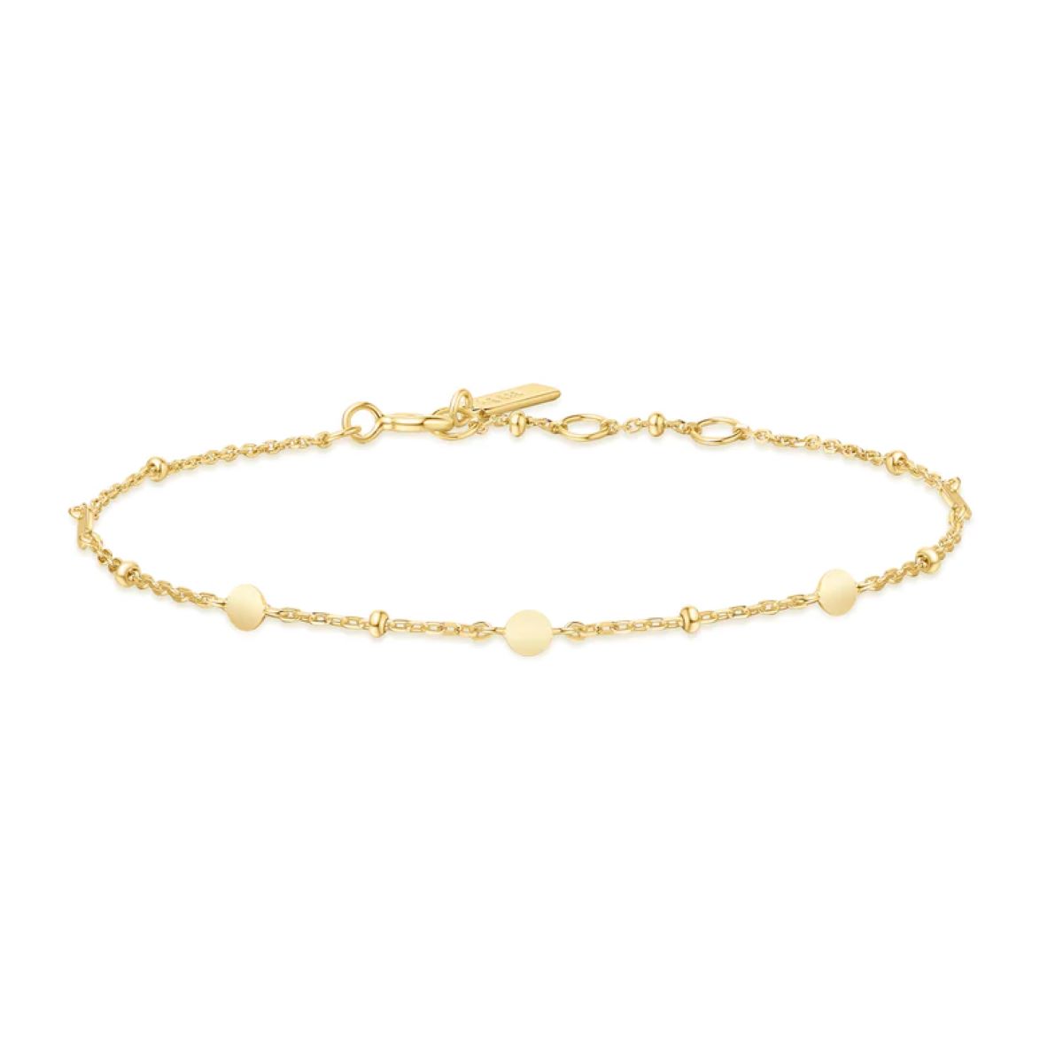 Ania Haie Disc Station Gold Bracelet - B063-01G