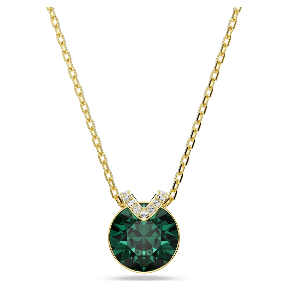 Swarovski Bella V Pendant - Green with Gold Tone Plating - 5735387