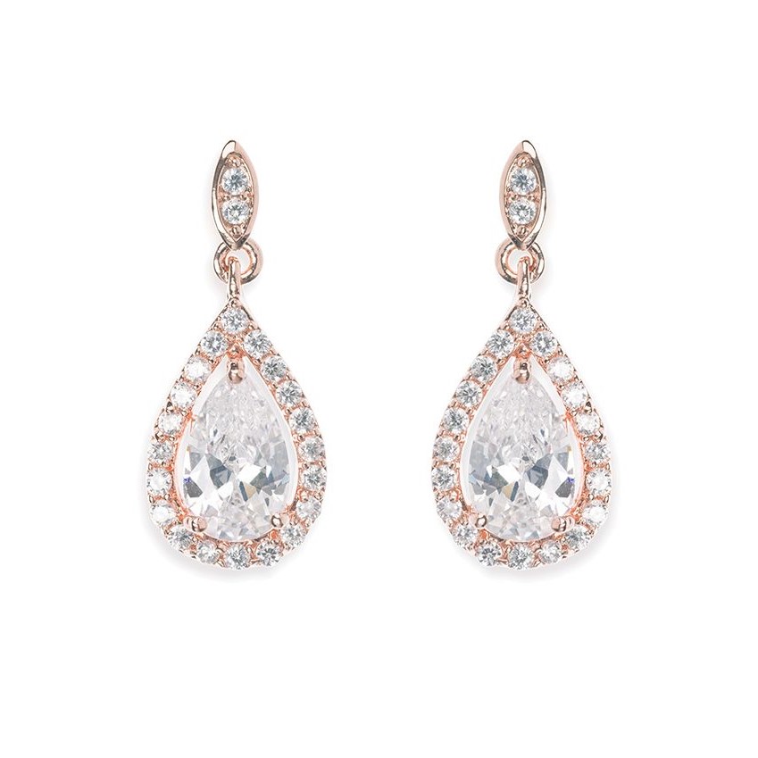 Ivory & Co Belmont Rose Earrings