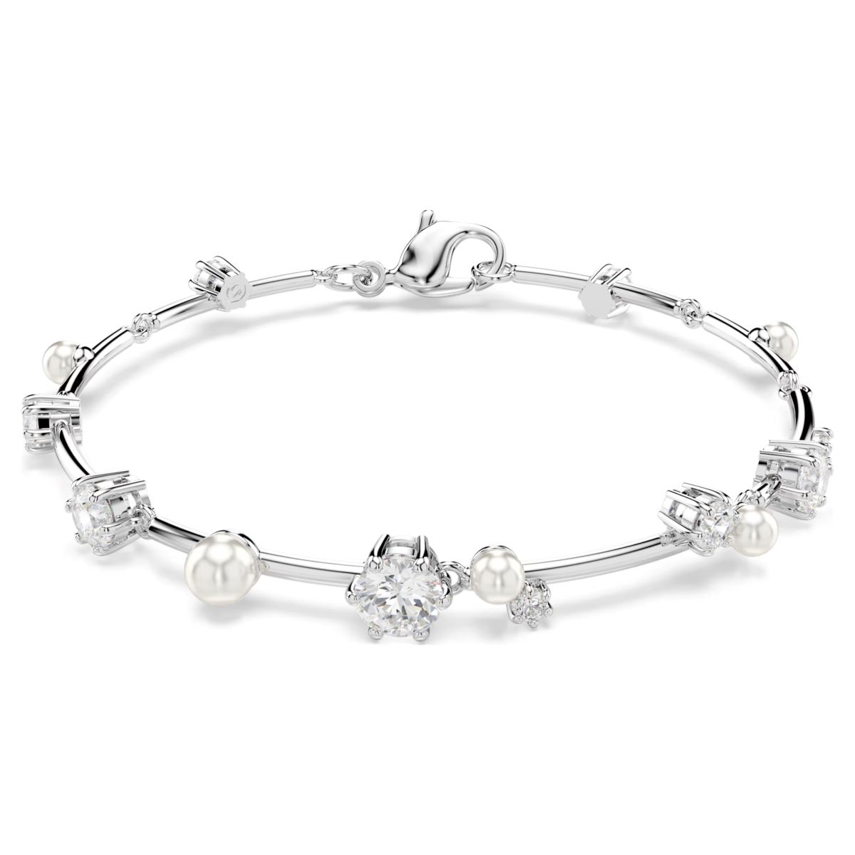 Swarovski Constella Tennis Bracelet Crystal Pearl - White Rhodium Plated - 5707511