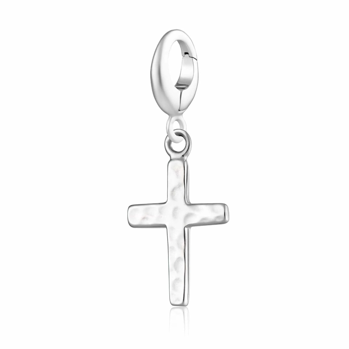 Lily Charmed Cross Charm Silver - item number CSCX