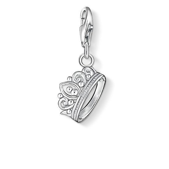 Thomas Sabo Charm Pendant, Silver Crown 1011-001-12