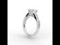 Princess Cut Diamond Solitaire with Baguette Shoulders