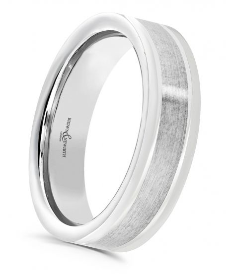 Brown & Newirth 'Aquila' Mens Wedding Band, For Him