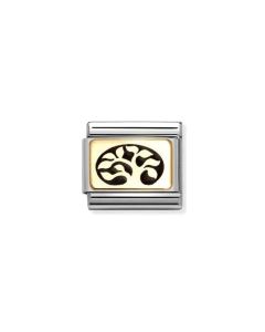 Nomination Classic Gold and Enamel Tree of Life Charm