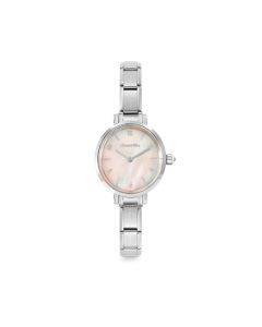 Nomination Paris Oval Pink Mother of Pearl Charm Watch 076038_009