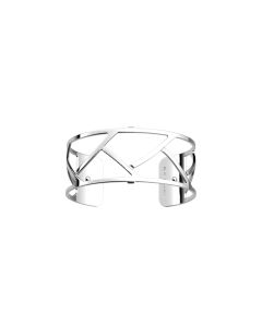 Les Georgettes Tresse 25mm Bracelet - Silver Finish