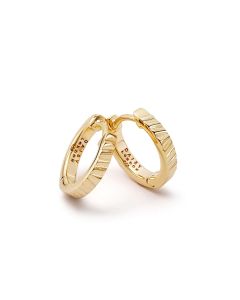 Daisy  Est&eacute;e Lalonde Sunburst Huggie Earrings - Gold - ELE17_GP