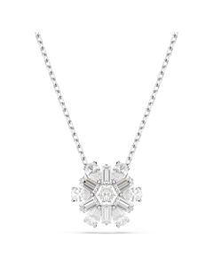 Swarovski Idyllia Snowflake Pendant - White with Rhodium Plating 5691484