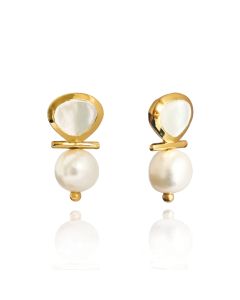 Sarah Alexander Jura Baroque Pearl Statement Earrings