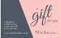 Niche Jewellery In Store Gift Voucher £50