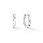 Coeur De Lion Spikes 23 Hoop Earrings - Silver - 0135211700