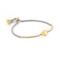 Nomination Milleluci Bracelet Stainless Steel Gold and Zirconia - Hand of Fatima. Item code 028006/001