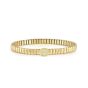 Nomination Extension Style Bracelet Steel and Yellow Gold Zirconia Oval - 046011_053