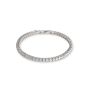 Coeur De Lion Crystal Tennis Bracelet - Silver - 0600301817