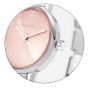 Nomination Paris Oval Sunray Pink Dial Charm Watch 