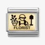Nomination Classic Composable Charm - 18k Gold Florist