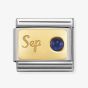 Nomination Classic 18k Gold Pearl September Birthstone Charm
