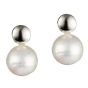 Jersey Pearl Edison Silver Stud Earrings 1791549