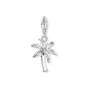 Thomas Sabo Charm Pendant - Multicoloured Silver Palm Tree 1932-342-7