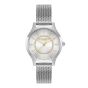 Olivia Burton Wonderlust White and Silver Mesh Watch 24000212