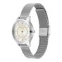 Olivia Burton Wonderlust White and Silver Mesh Watch 24000212