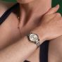 Olivia Burton Wonderlust White and Silver Mesh Watch 24000212