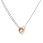 Olivia Burton Entwine Silver and Rose Gold Necklace