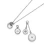 Olivia Burton Bee and North Star Silver Charm Necklace - 24100330
