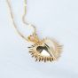 Rachel Jackson Electric Love Mini Heart Necklace Gold EGHN3GP