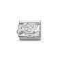 Nomination Silver and Zirconia Sea Turtle Charm 330304_46
