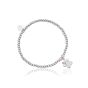 Clogau Paw Print White Topaz Affinity Bead Bracelet 3SAFF0224