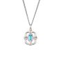Clogau Enchanted Gateways Silver and Swiss Blue Topaz Pendant - 3SEGW0728
