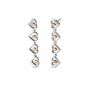 Clogau Tree of Life Sterling Silver Heart Drop Stud Earrings 3SHEA884