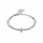 Clogau Honey Bee Silver Double Chain Bracelet - 3SHNB0134
