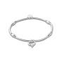 Clogau Paw Prints Heart Affinity Bracelet 3SPMH880