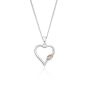 Clogau Past Present Future Heart Pendant - 3SPPF0647