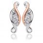 Clogau Past Present Future Stud Earrings 3SPPFE